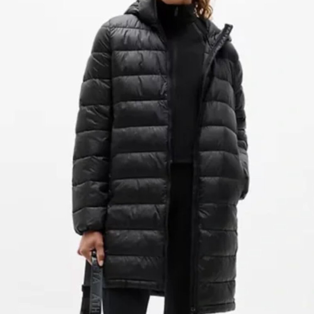 Athleta Aire Puffer Parka - Black